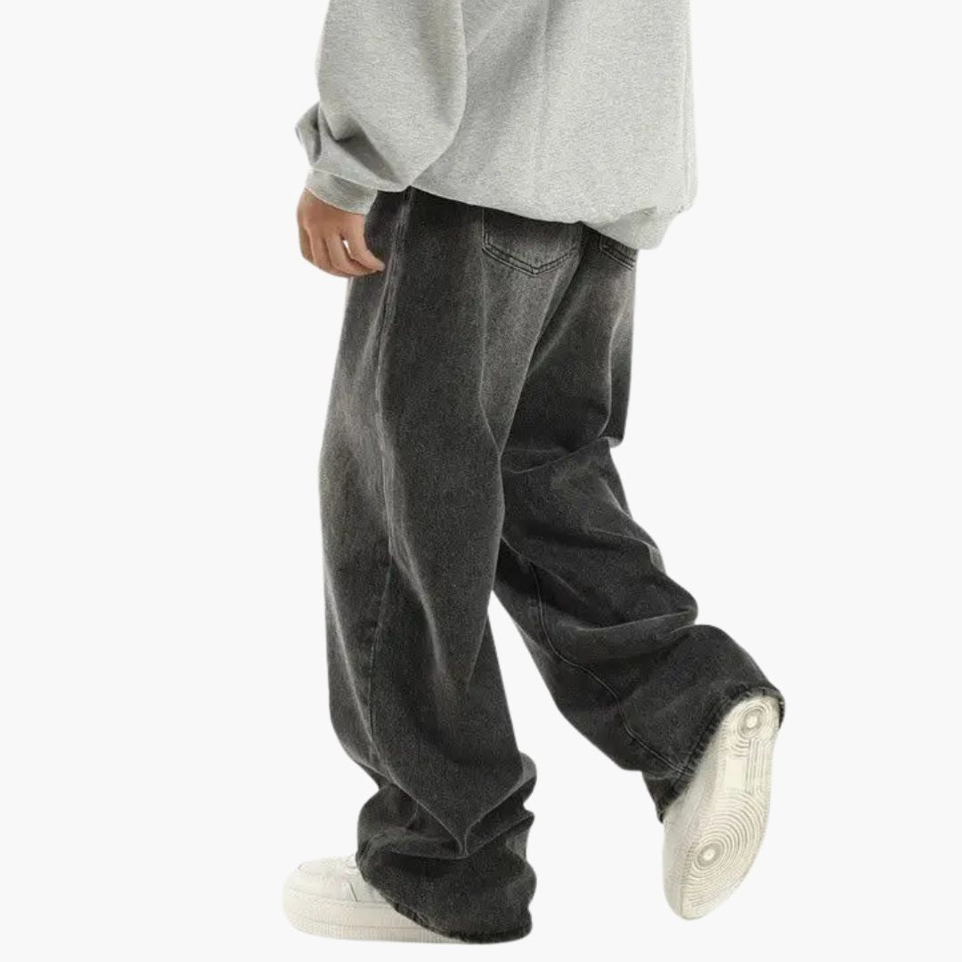 Men's Jeans | Wide Leg Straight Fit 4