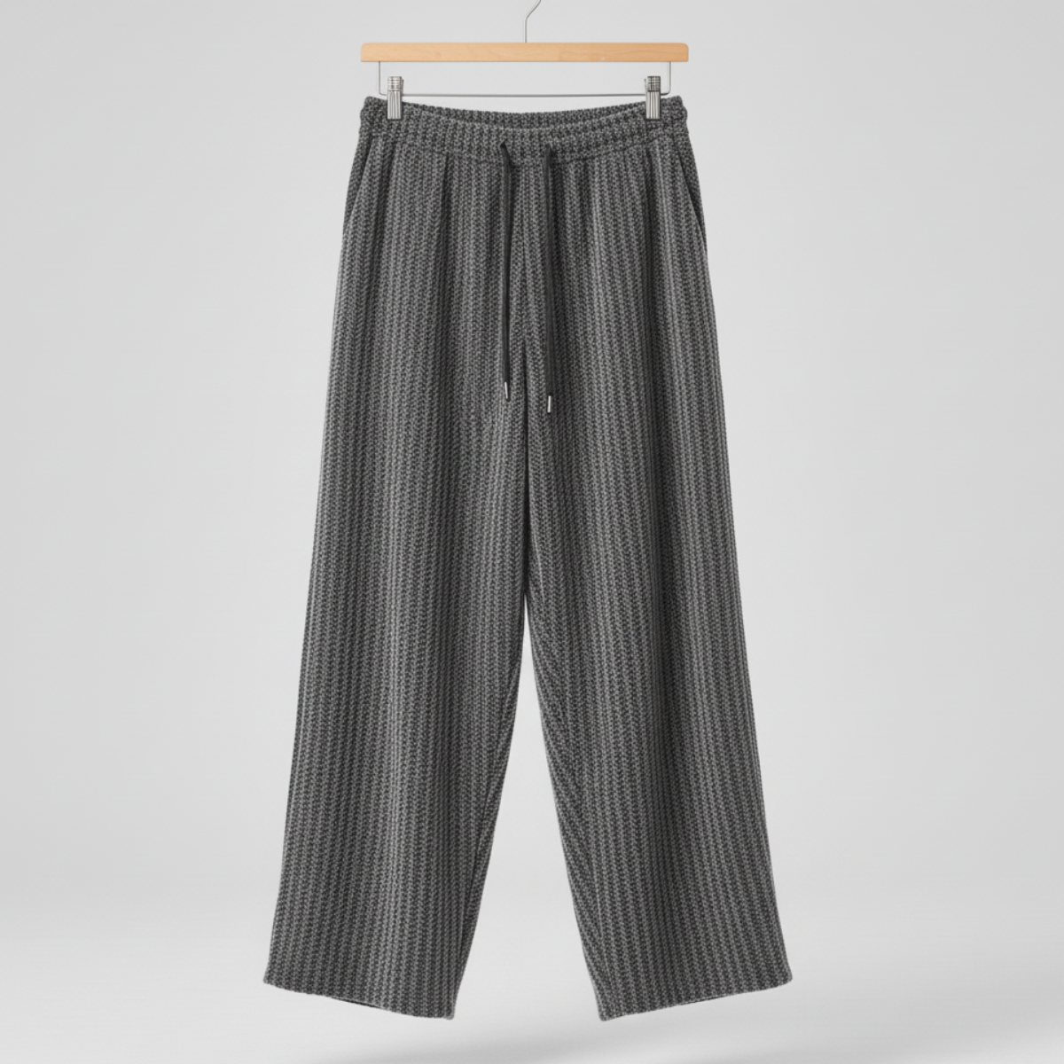 Women's Striped Sweatpants Drawstring Waist Joggers 2