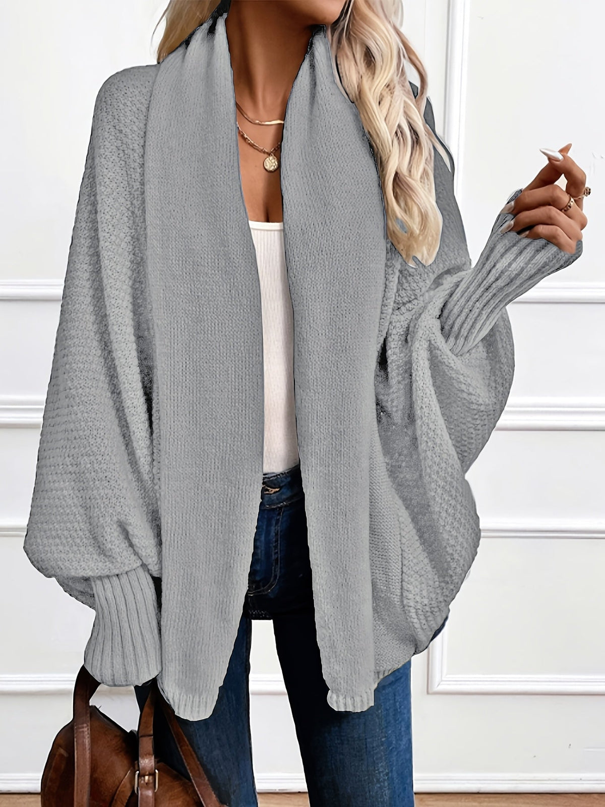 Women's Shawl-Collar Cardigan | Relaxed Fit & Comfort 11