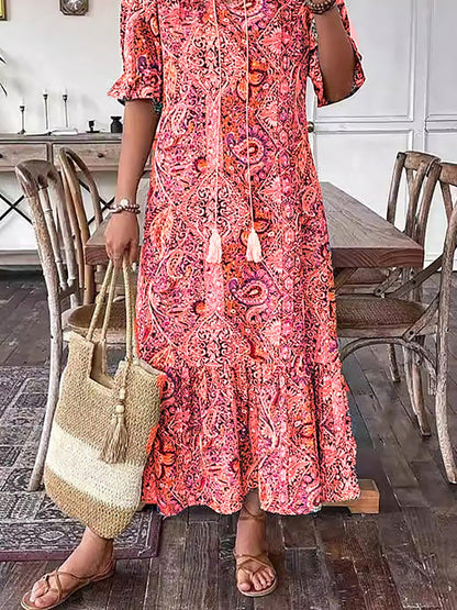 Gene | Boho Chic Maxi Dress for Any Occasion