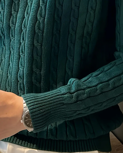 Men's Cable Knit Sweater | Classic Texture & Comfortable Fit 11