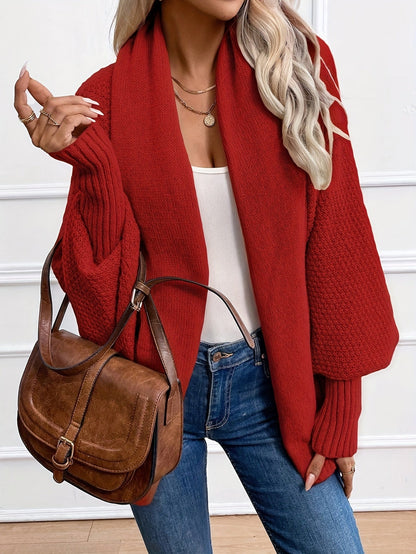 Women's Shawl-Collar Cardigan | Relaxed Fit & Comfort 3