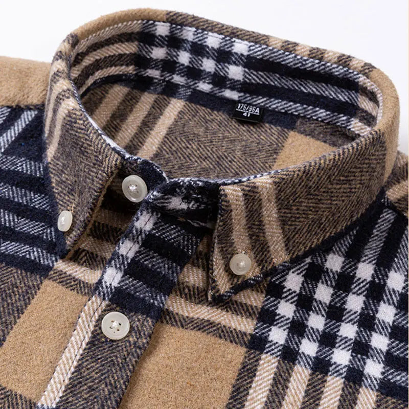 Men's Flannel Shirt | Warm & Wrinkle Resistant 14