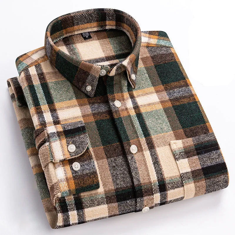 Men's Flannel Shirt | Warm & Wrinkle Resistant 7