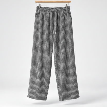 Women's Striped Sweatpants Drawstring Waist Joggers 7