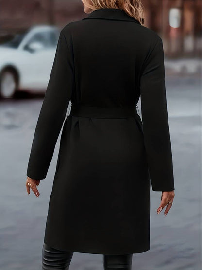Women's Long Open Front Jacket | Elegant Layering Piece 2