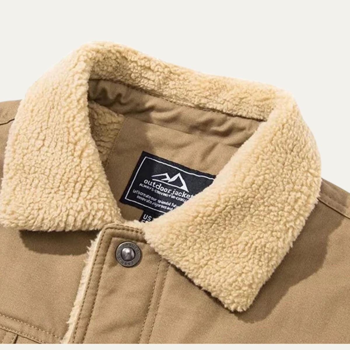 Fleece Lined Winter Coat for Men