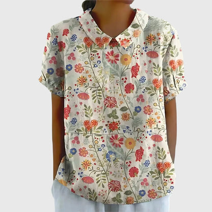 Jenna™ | Floral Chiffon Top for Every Occasion