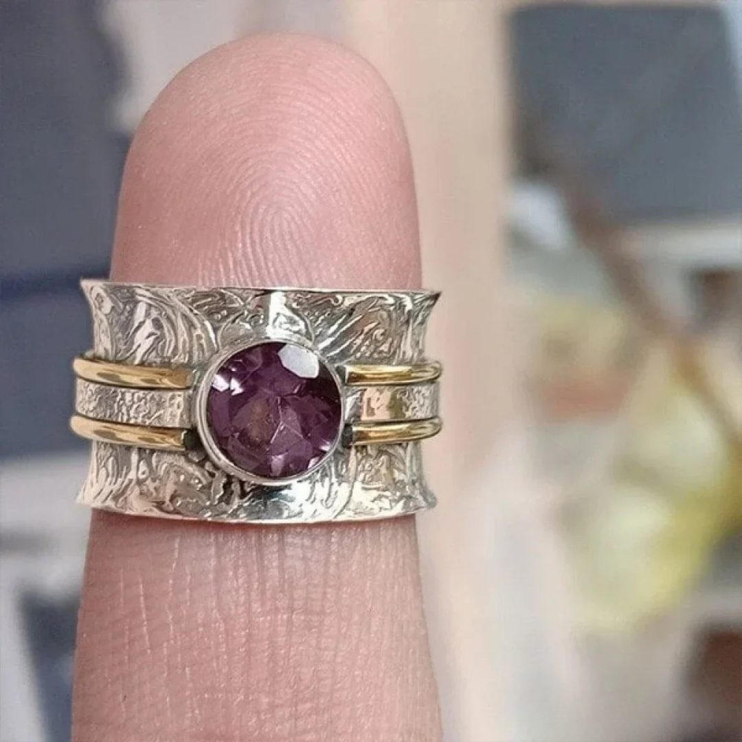 Mindfulness Ring in Bohemian Crystal