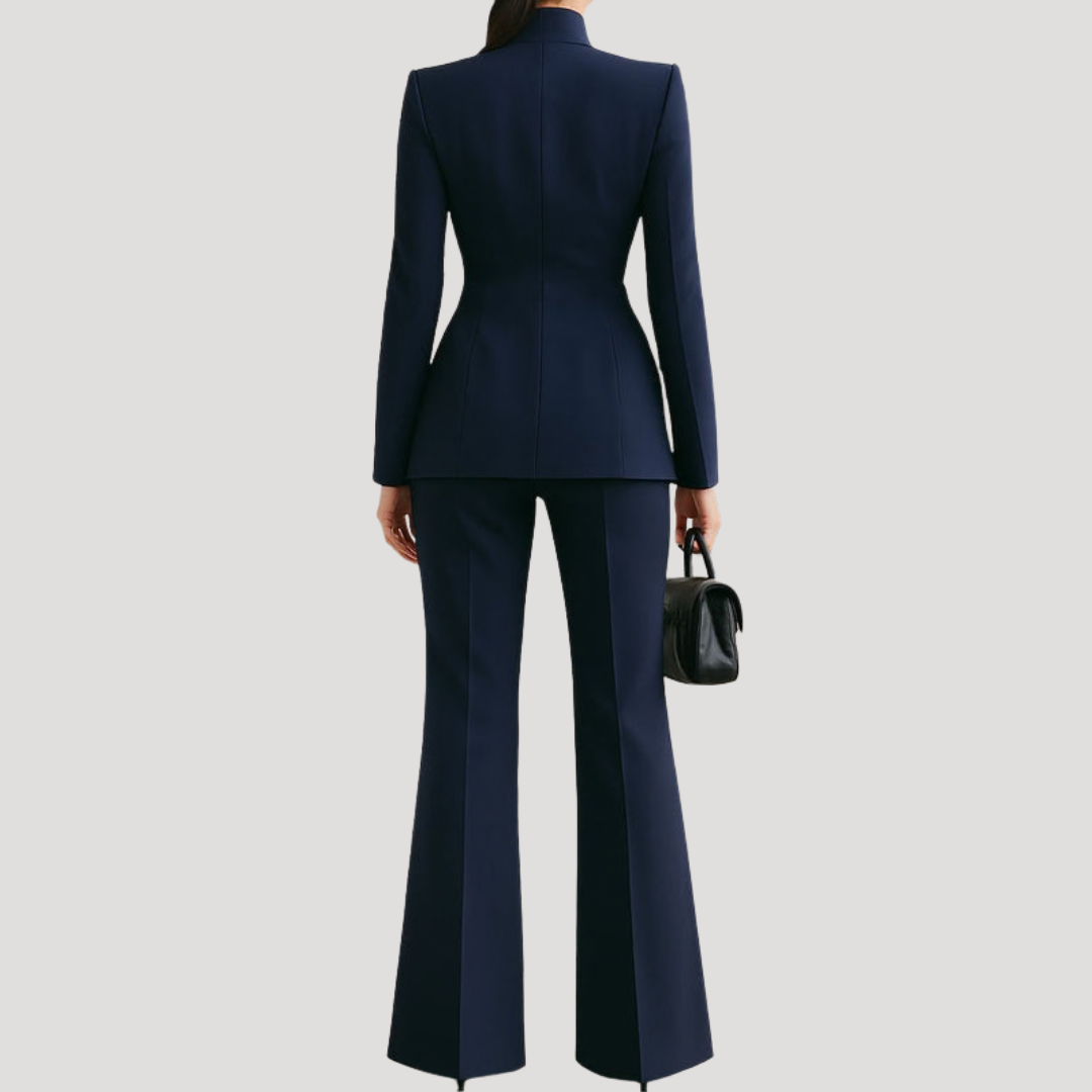 Women's Trouser Suit | Tailored Blazer & Straight Leg 7