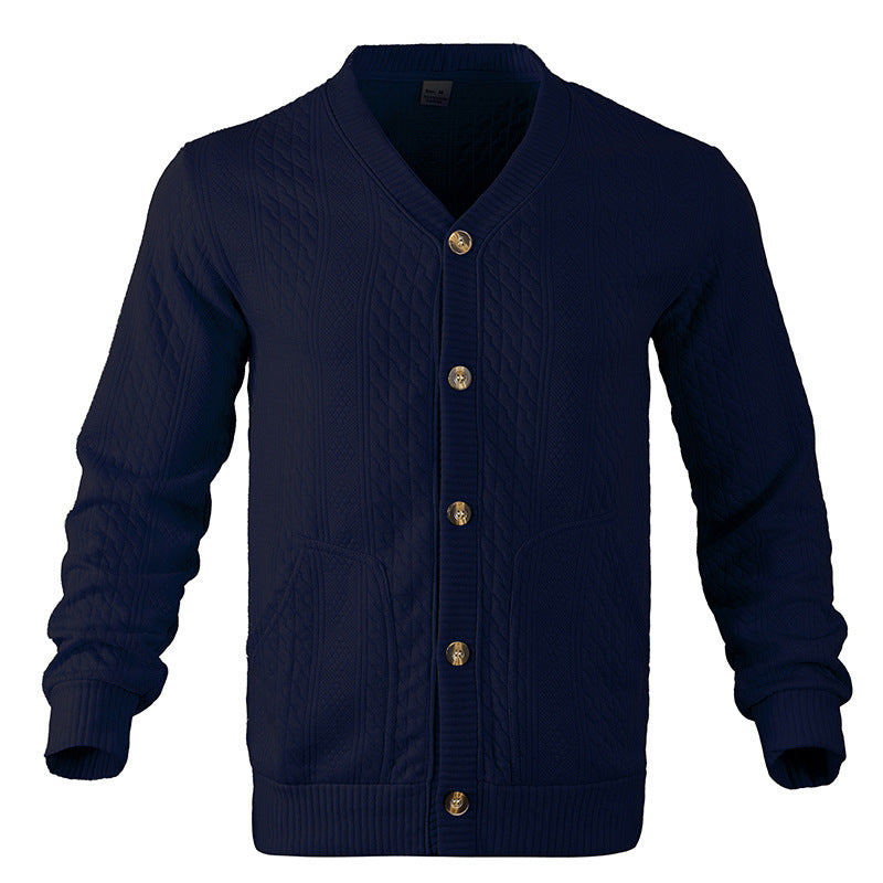 Men's Cable Knit Cardigan | Button-Up Warmth 5