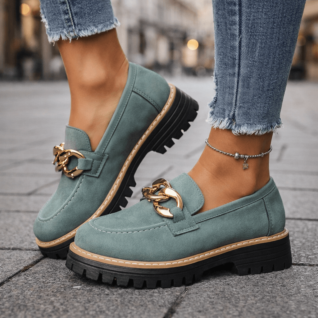 Women's Platform Loafers | Chain Detail & All-Day Comfort 3
