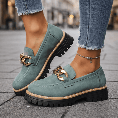 Women's Platform Loafers | Chain Detail & All-Day Comfort 3