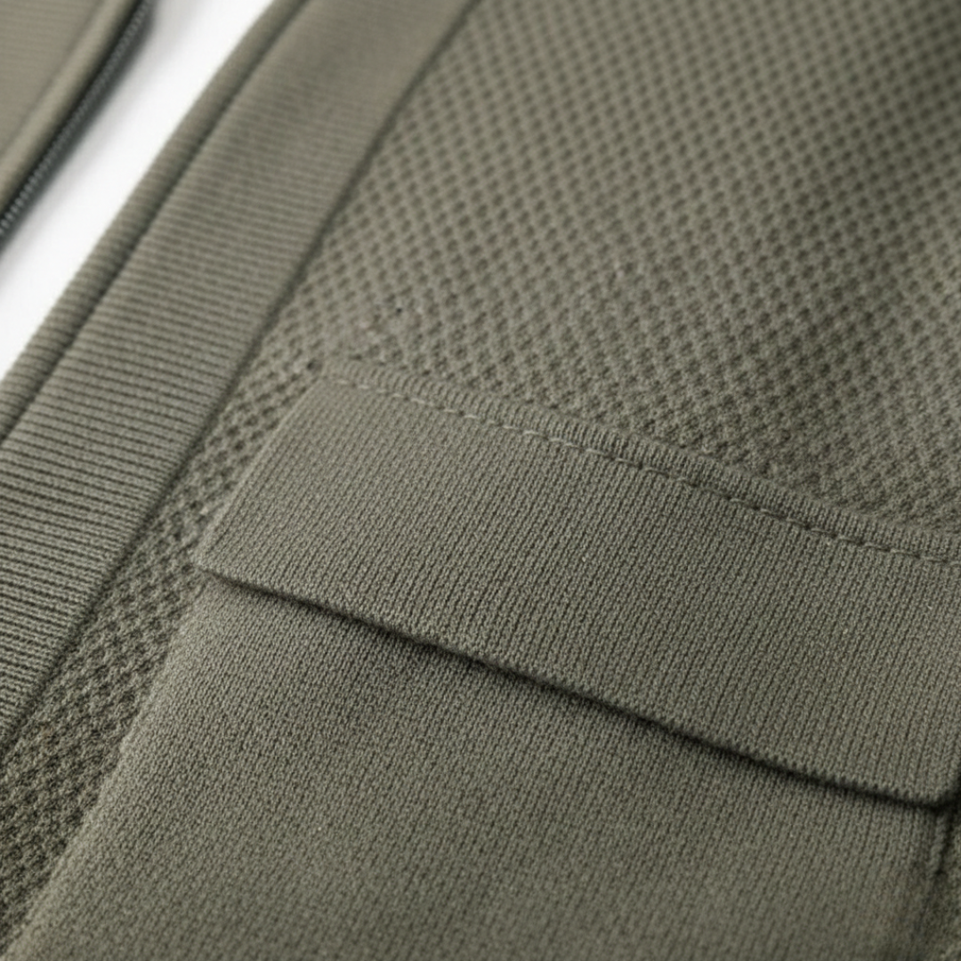 Men's Zip Cardigan | Warm Layering & Ribbed Cuffs 4