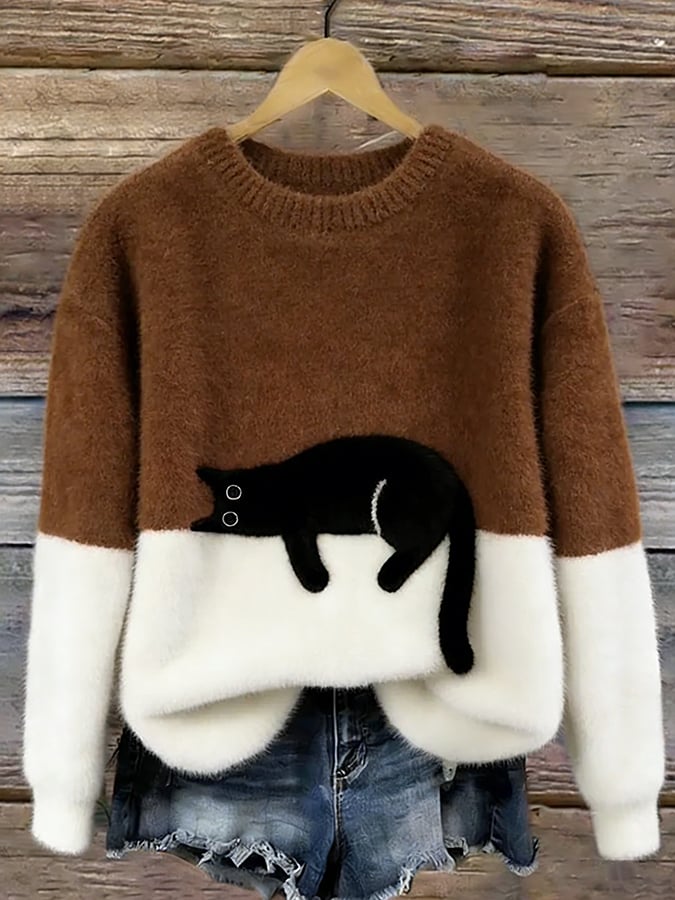 Women's Cat Graphic Sweater | Soft & Comfortable 9