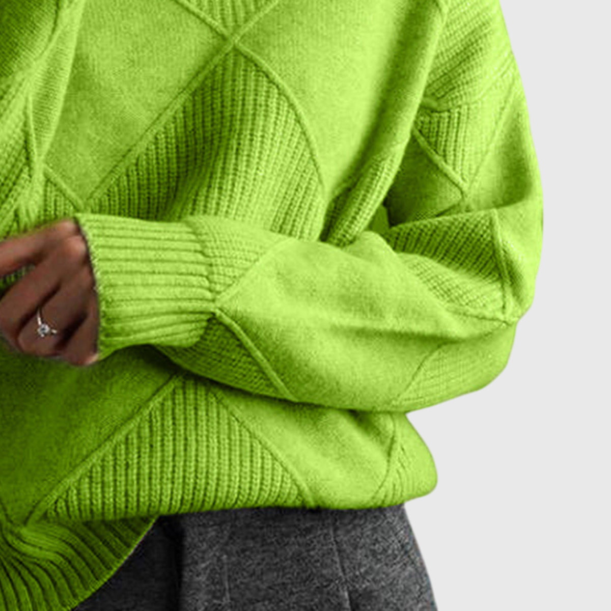 Women's Roll Neck Jumper | Cosy & Warm Knit 8