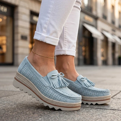 Women's Platform Loafers | Cushioned Comfort 1