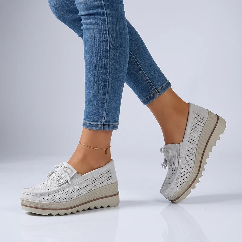 Women's Platform Loafers | Cushioned Comfort 23