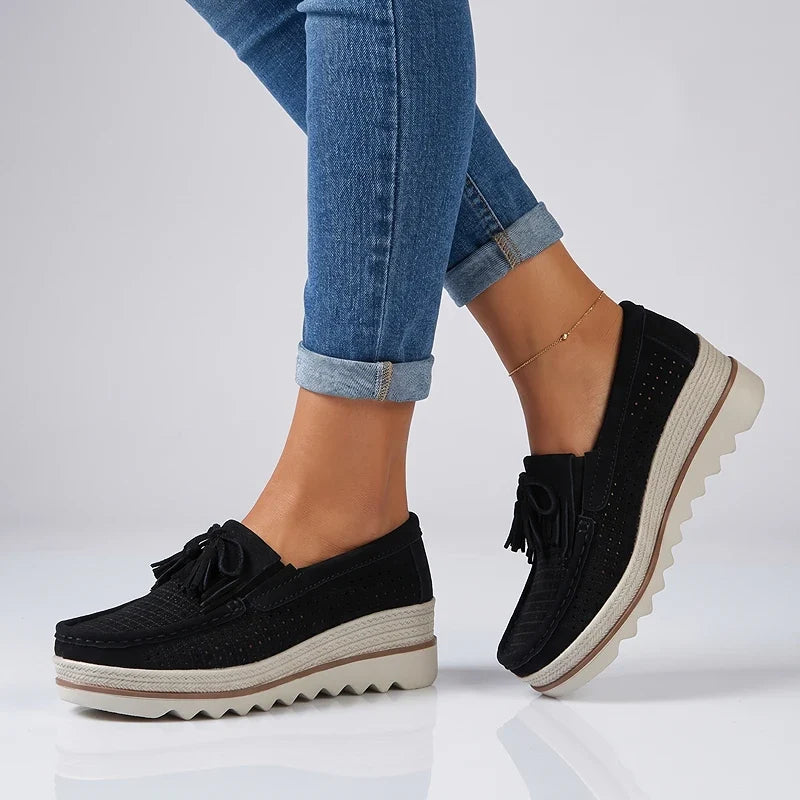Women's Platform Loafers | Cushioned Comfort 17