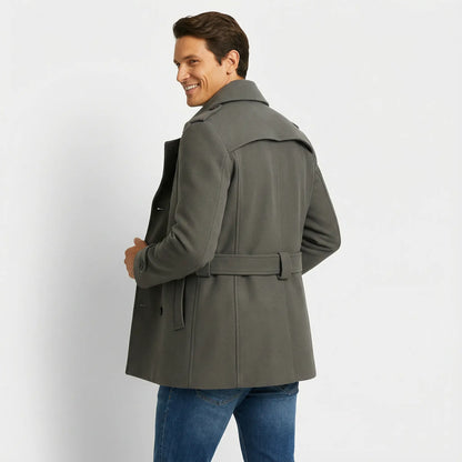 Men's Trench Coat | Belted & Tailored Fit 6