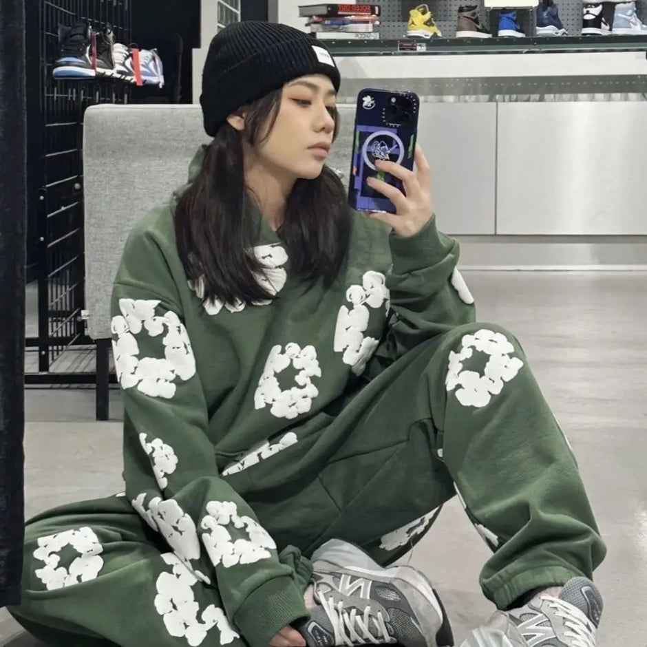 Aiden | Unisex Printed Tracksuit Set – Stylish Hoodie & Sweatpants 2