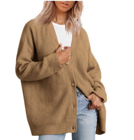 Anna - Cozy Striped Knit Cardigan for Everyday Wear