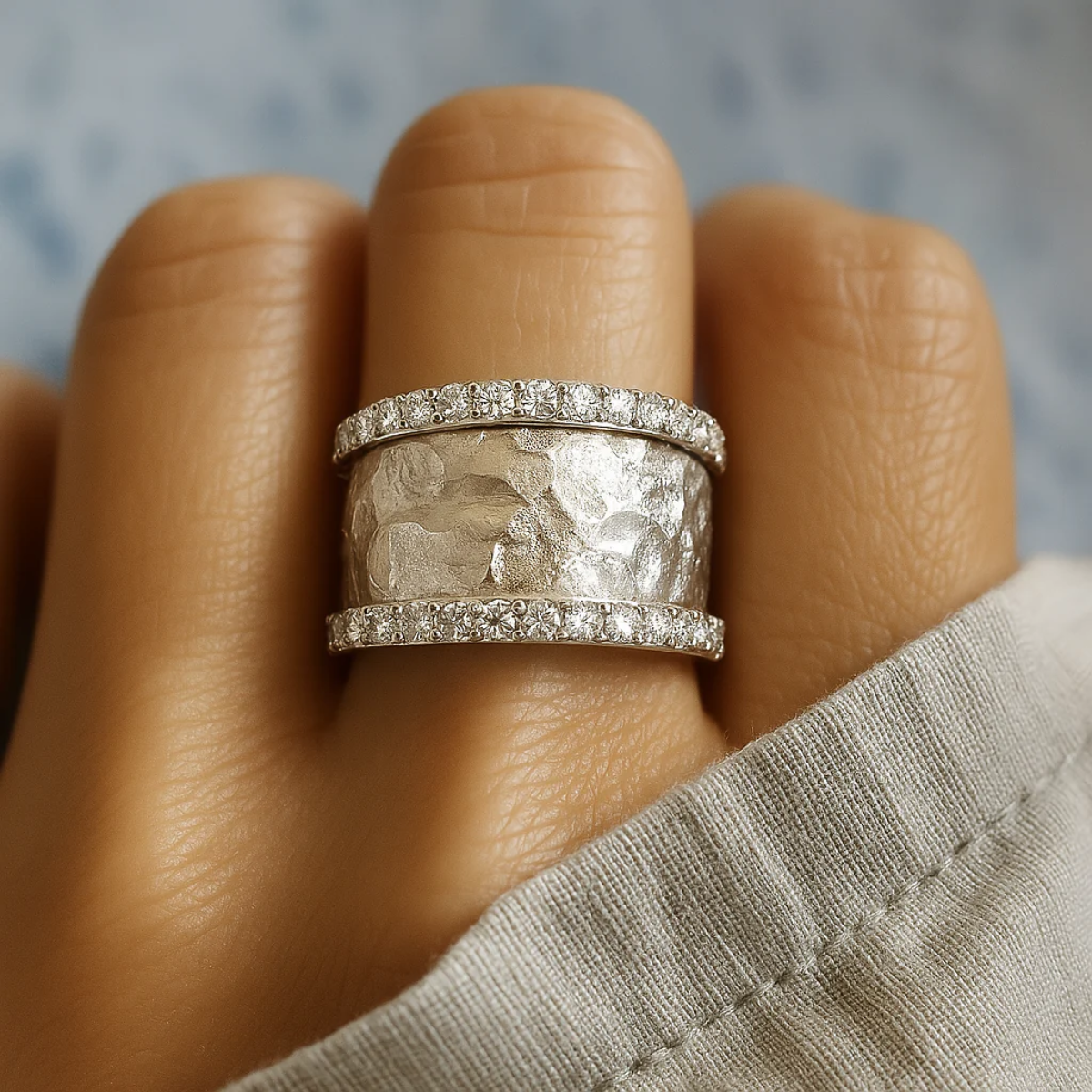 Antique Silver Zirconia Ring for Every Occasion