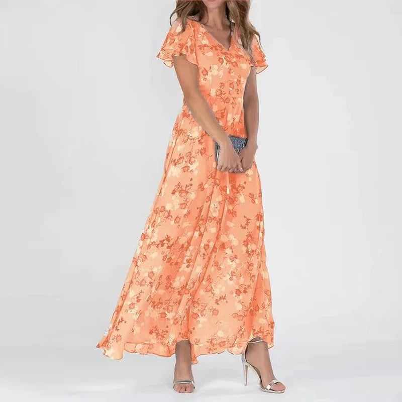Arielle – Elegant Floral Dress 0