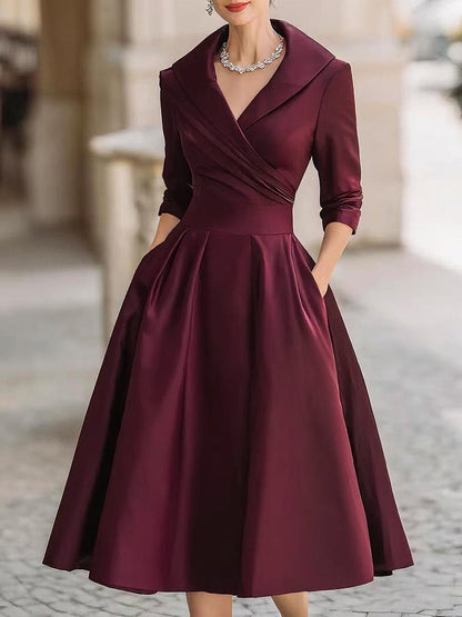 Aurora | Vintage Midi Dress - Lumina 5
