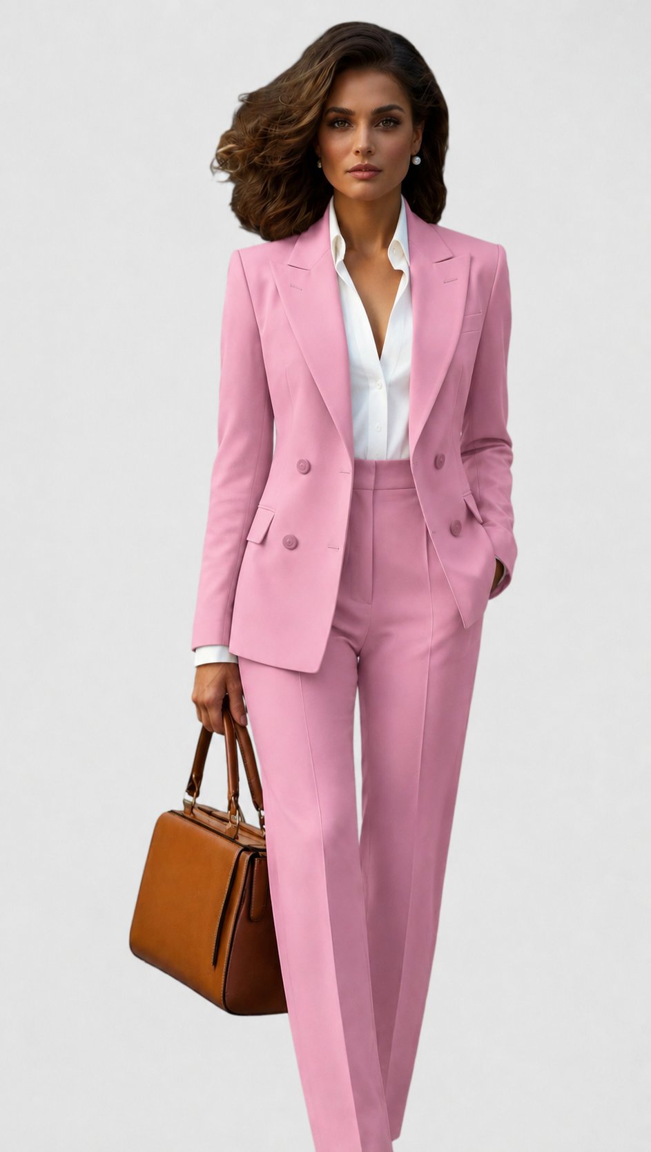 Ava | Women's Tailored Business Suit Set Professional Blazer Trousers 7