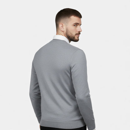 Men's V-Neck Knit Sweater | Soft & Warm 6
