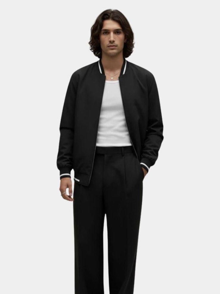 Men's Bomber Jacket | Classic Baseball Style & Relaxed Fit 3