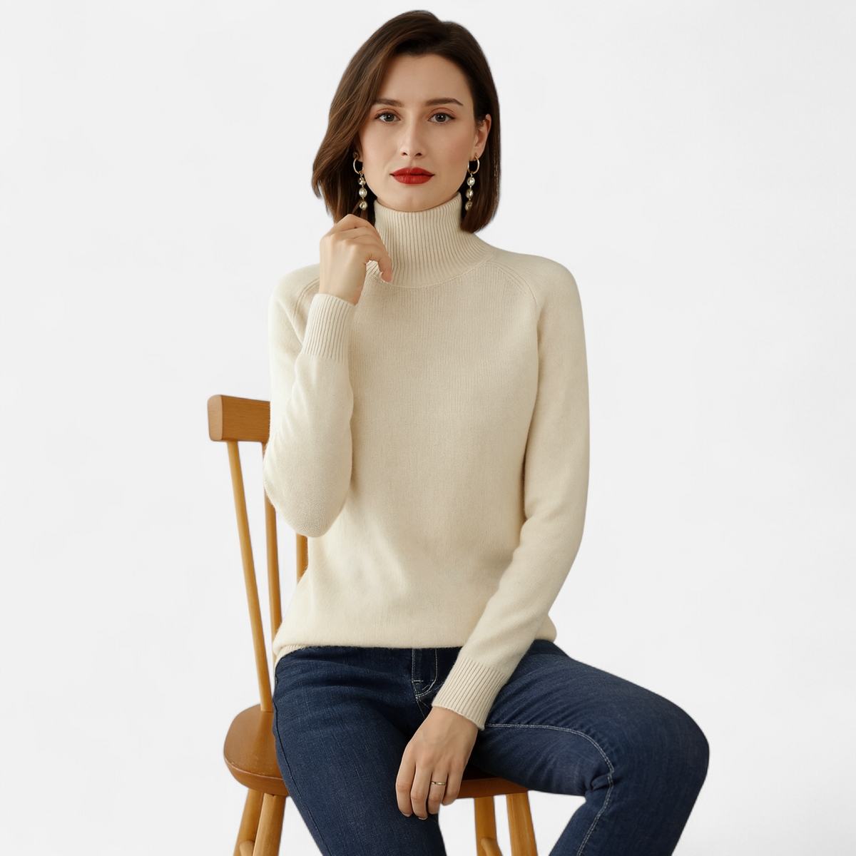 Women's Turtleneck Sweater | Lightweight & Warm 9