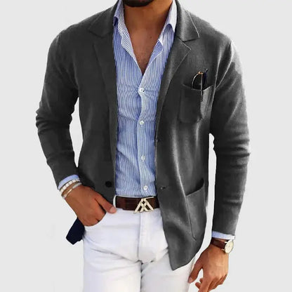 Men's Knit Blazer