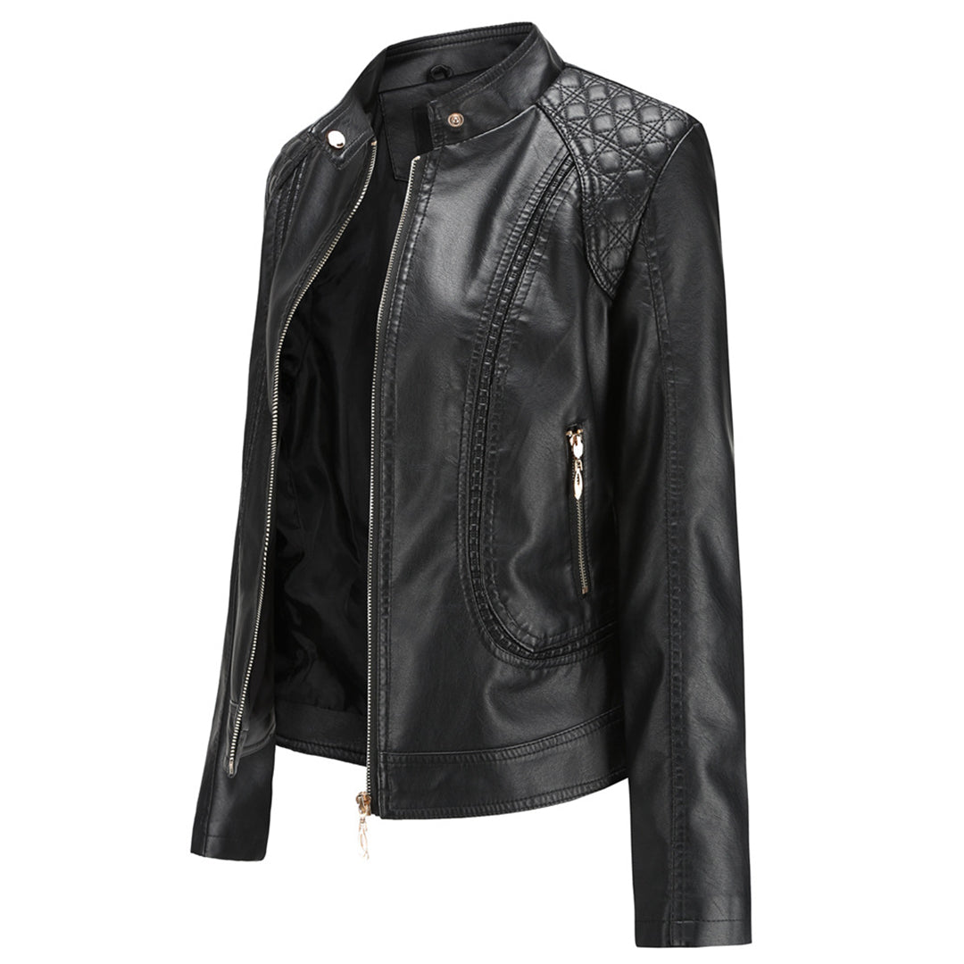 Women's Jacket | High Collar & Zip Pockets 6