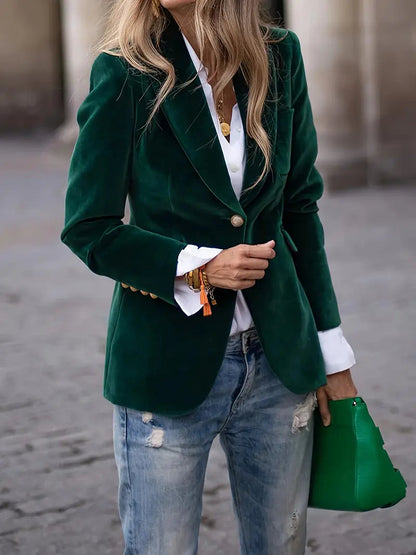 Blazer for Women | Single Button Tailored 2