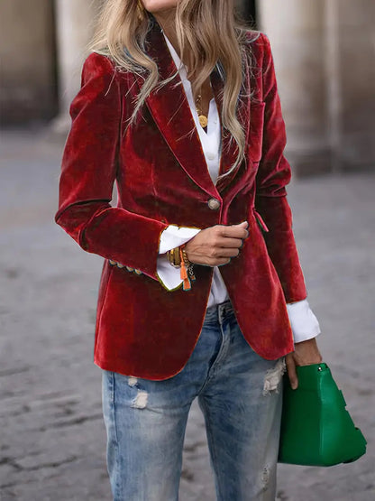 Blazer for Women | Single Button Tailored 3