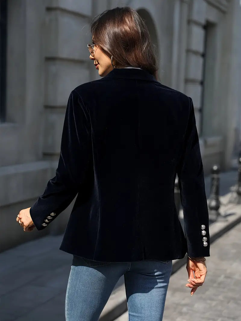 Blazer for Women | Single Button Tailored 4