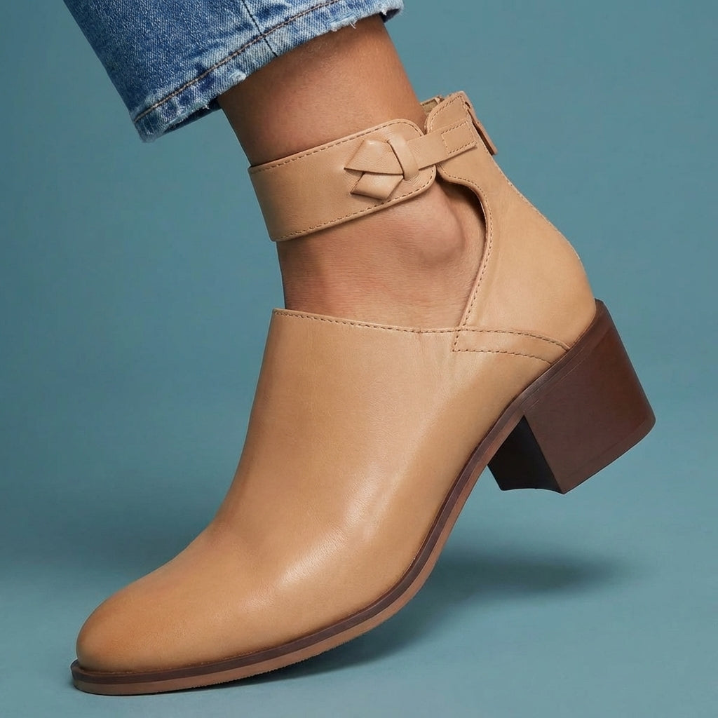 Block Heel Ankle Boots for Women – Elegant & Versatile Style 0
