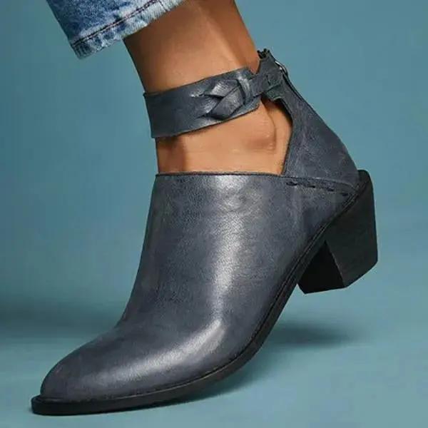 Block Heel Ankle Boots for Women – Elegant & Versatile Style 2