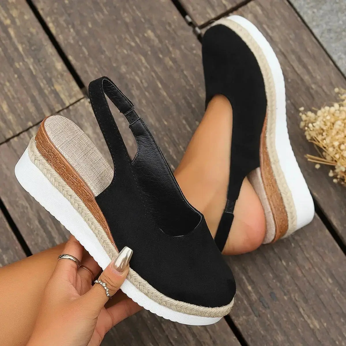 Bohemian Wedge Sandals for Women – Stylish & Comfortable Summer Footwear 1
