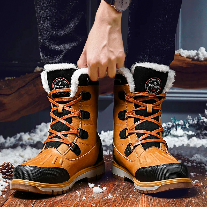 Men's Winter Boots | Warm Lined & Non-Slip Sole 9