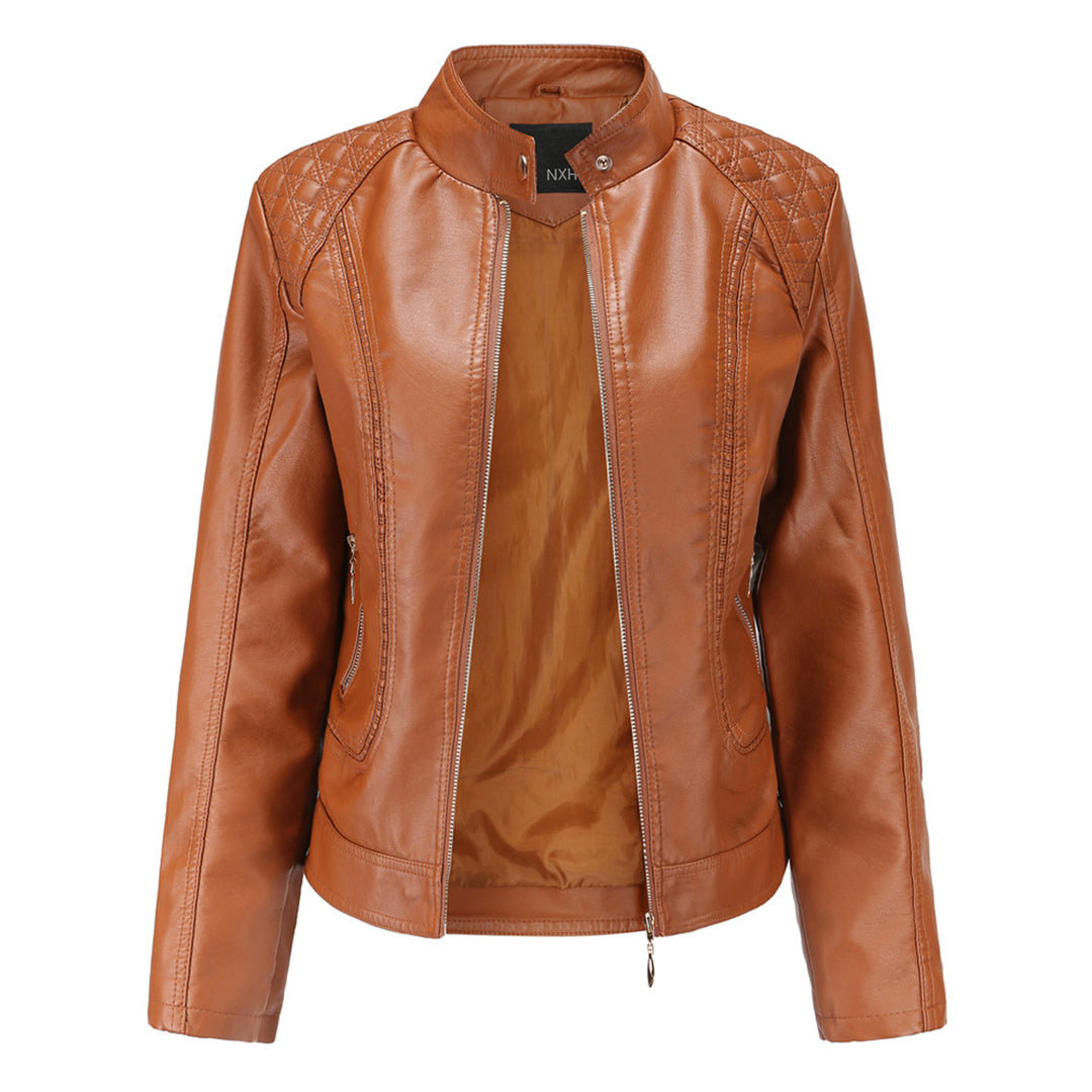 Women's Jacket | High Collar & Zip Pockets 2