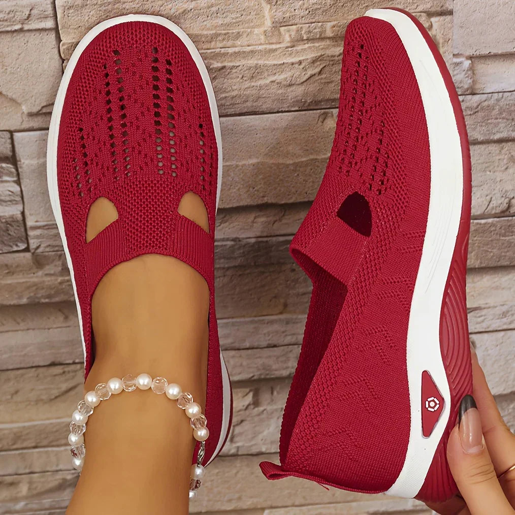 Women's Slip On Shoes Ergonomic Cushioned Comfort Trainers 7