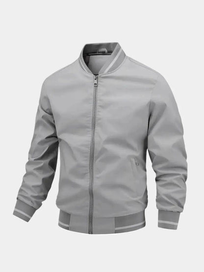 Casual Baseball Bomber Jacket - Cross & Crown - Cross & Crown