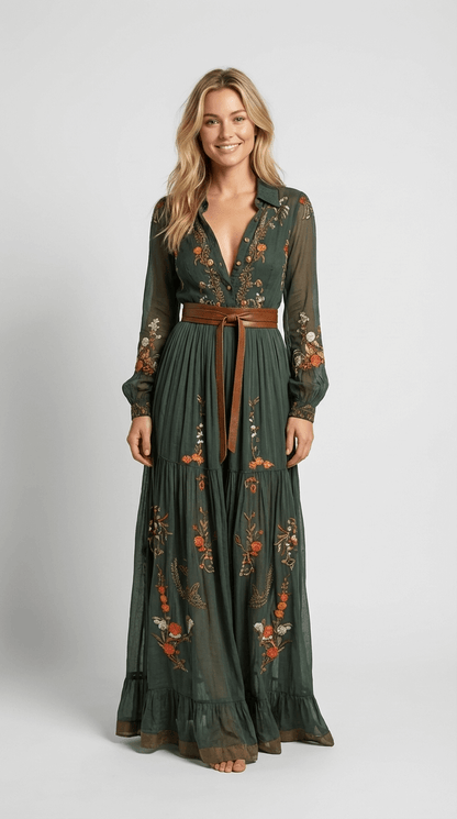 Camilla Boho Maxi Dress 0