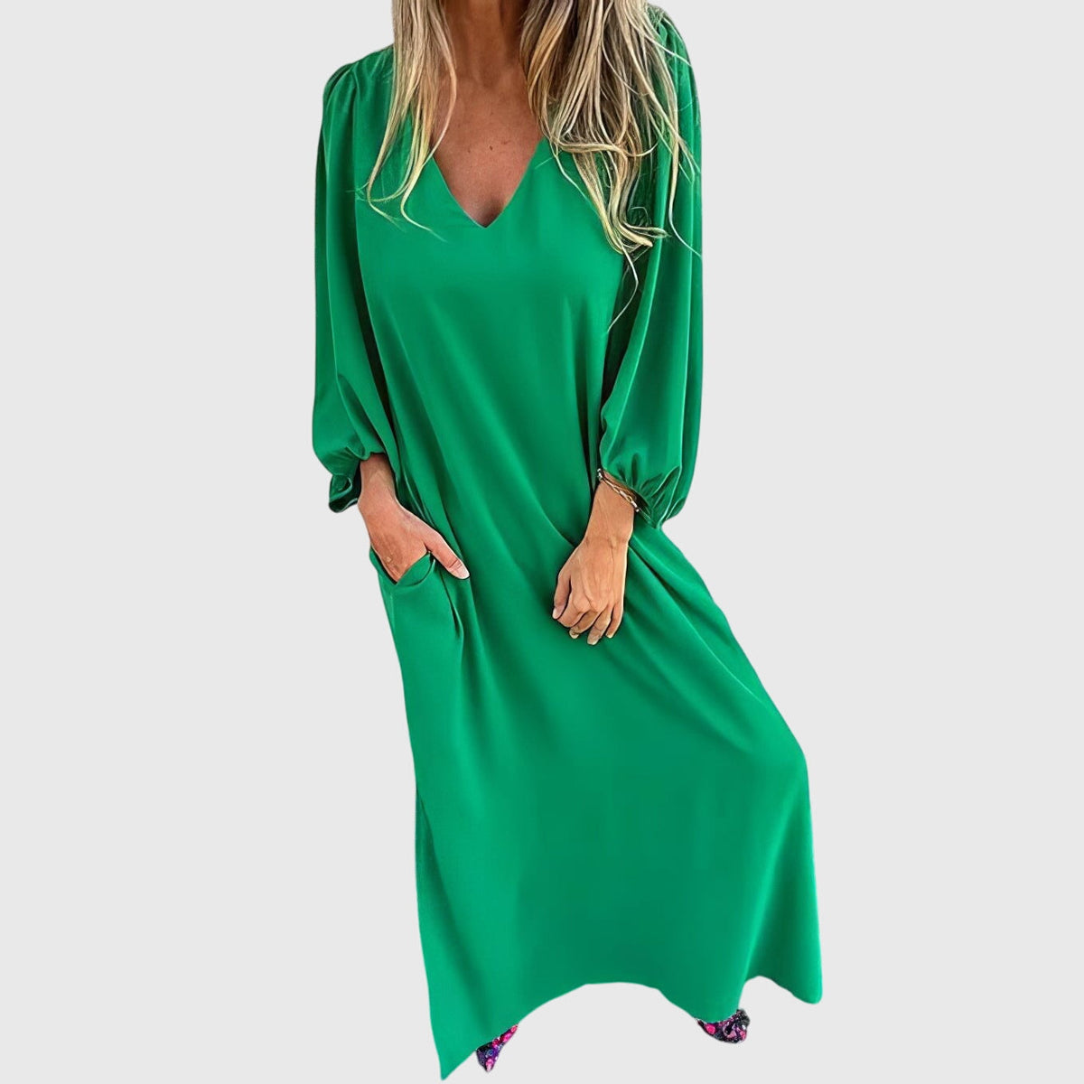 Carol - Bohemian Maxi Dress with Pockets for Every Occasion