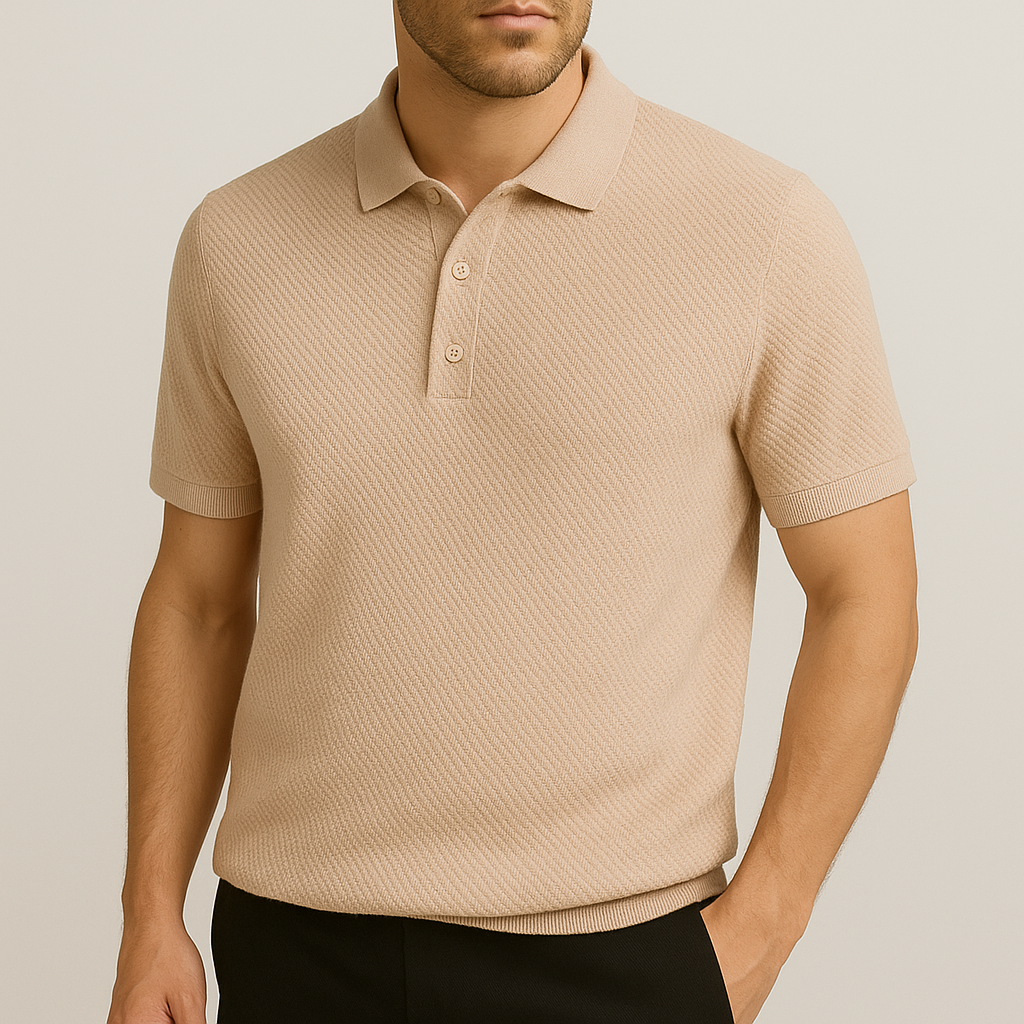 Castello Cotton Knit Polo 2