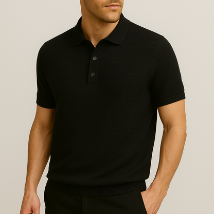 Castello Cotton Knit Polo 3