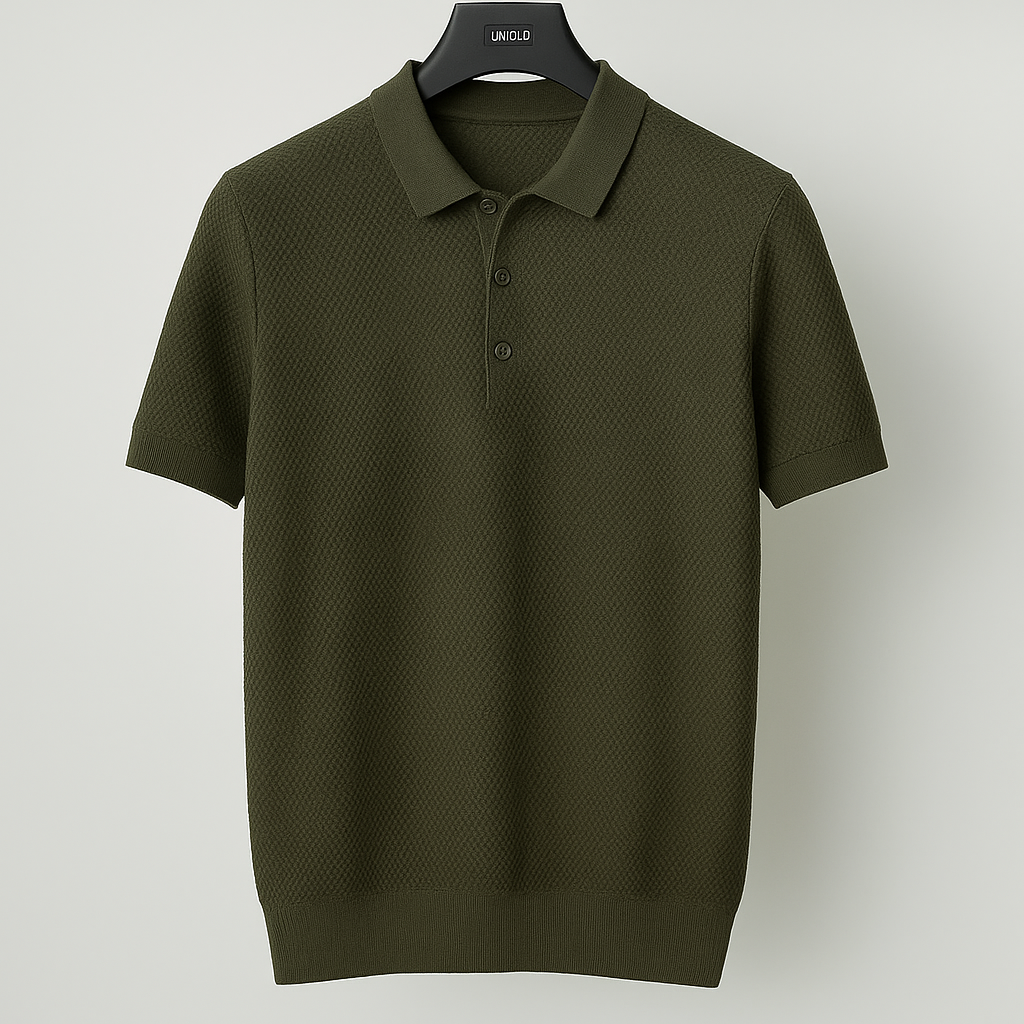 Castello Cotton Knit Polo 6